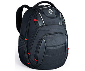 backpack with shoe compartment