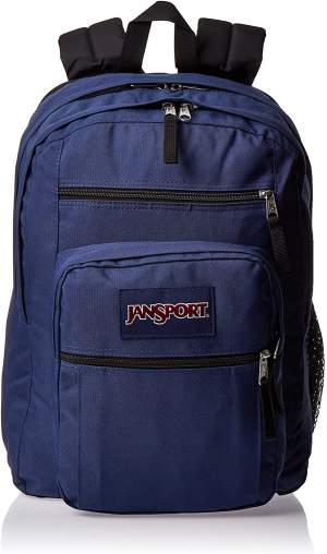 JanSport Big Laptop Backpack Navy
